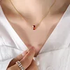 P267- Golden - Moon Siamese Necklace -40+5cm