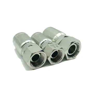 Female Union Crimp Connector Factory-Cheap Carbon Steel Parker Hose One Piece Hydraulic Fittings with Cutting Processing Service