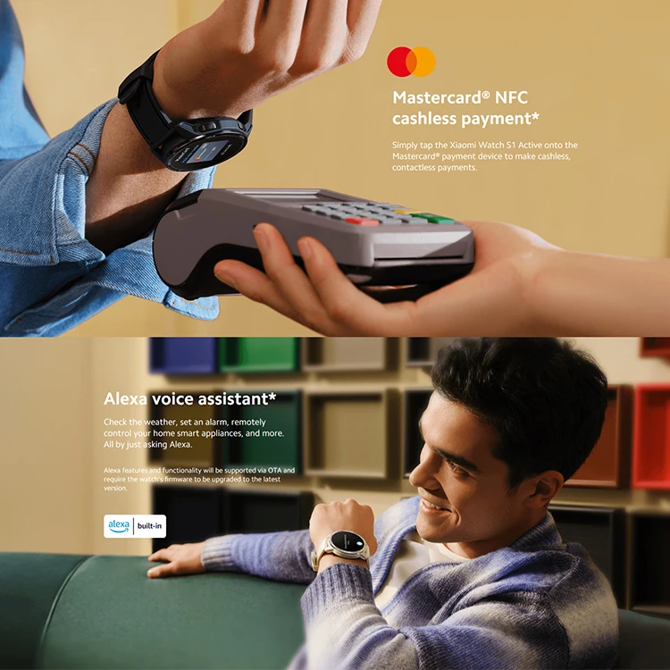 Xiaomi S1 Active Smart Watch with GPS ATM Water Resistance Heart