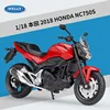 2018 hond nc750s red
