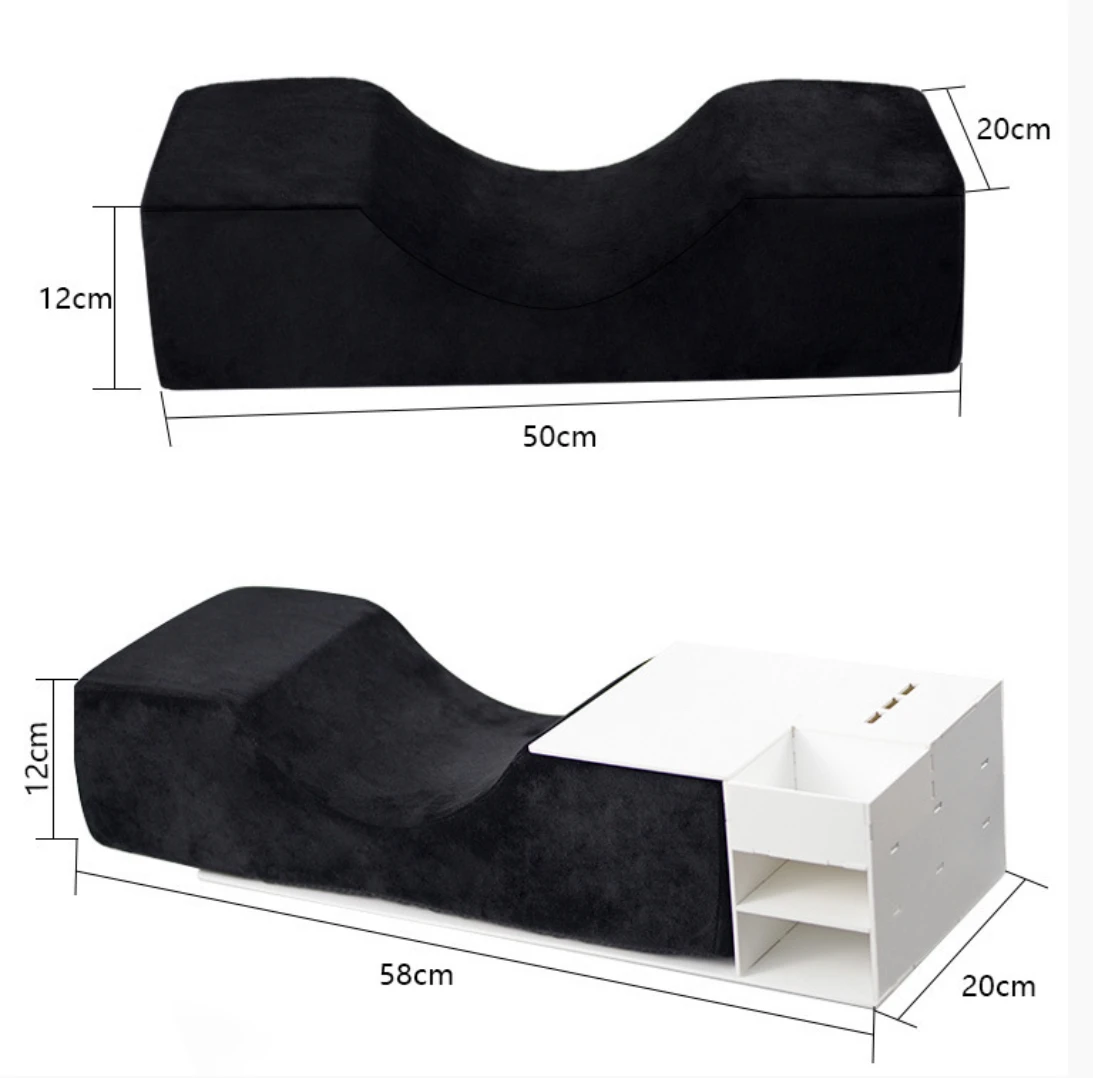 Eyelash Extension Neck Memory Foam Pillow Beauty Salon Curve Neck