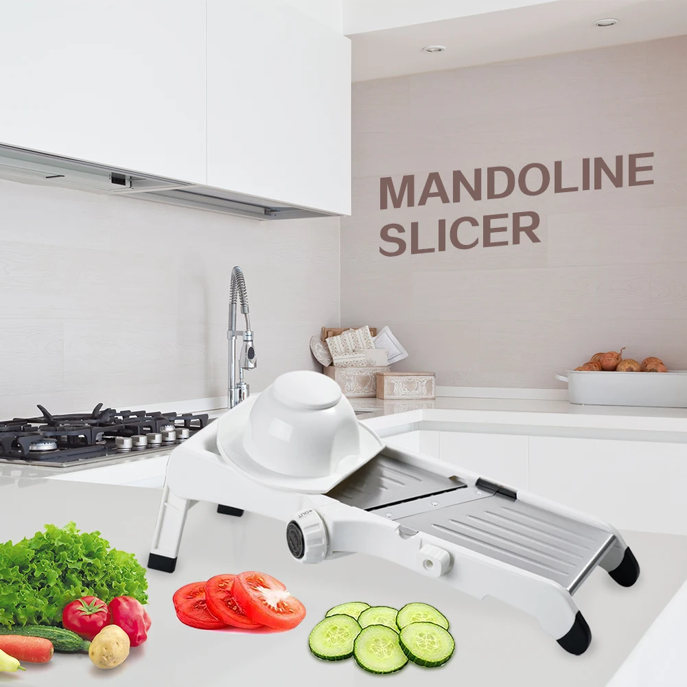 Mandoline Slicer for Kitchen, Weltonhm julienne vegetable slicer