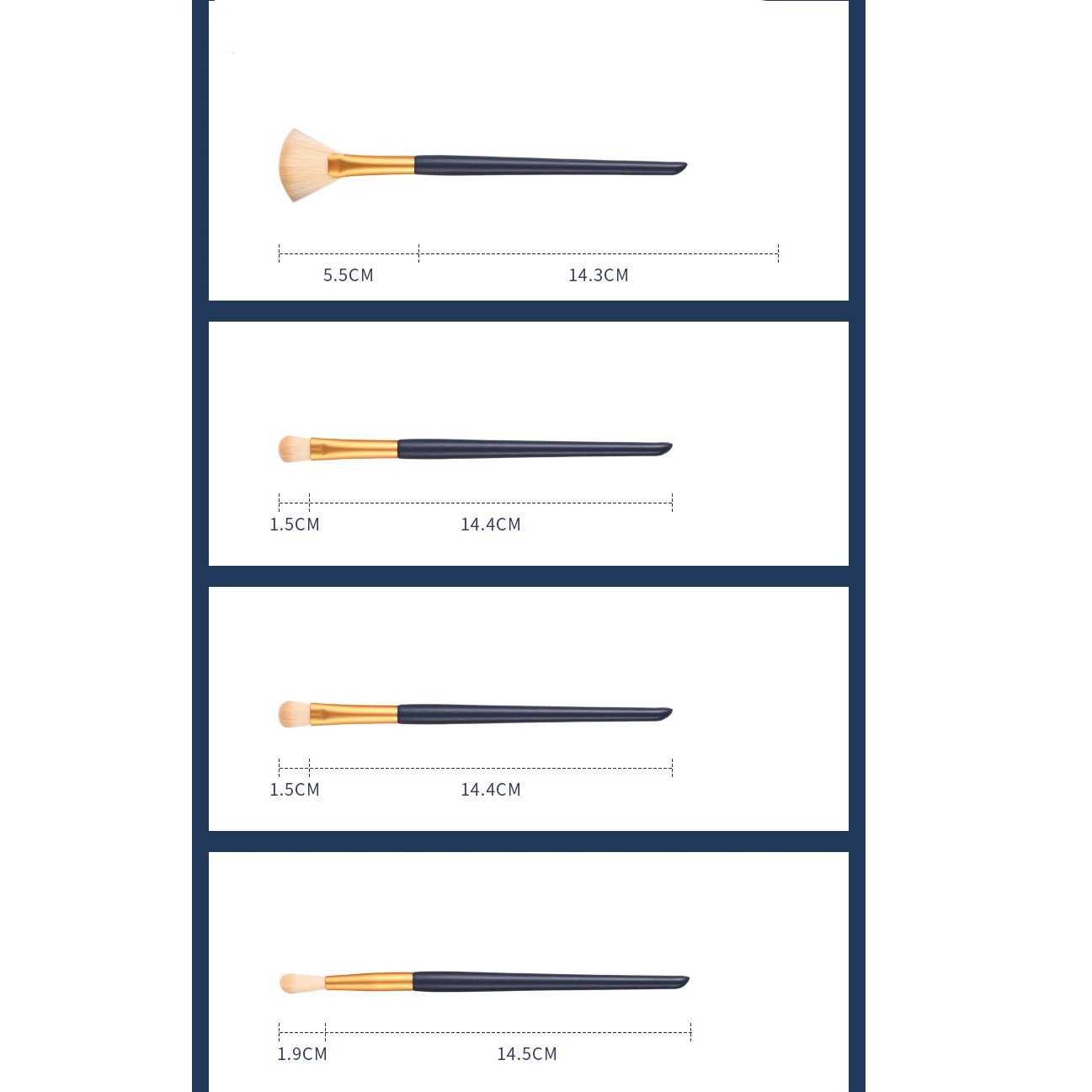 Custom High Quality Makeup Brushes 12 Pcs Cosmetic Tools Gift For For