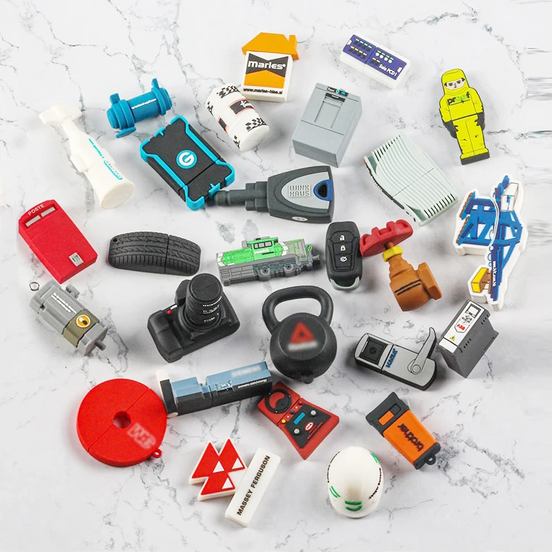 Factory Custom Personalized Pendrive Pvc USB Stick 2.0 Adata Preloaded Music File USB Flash Drive