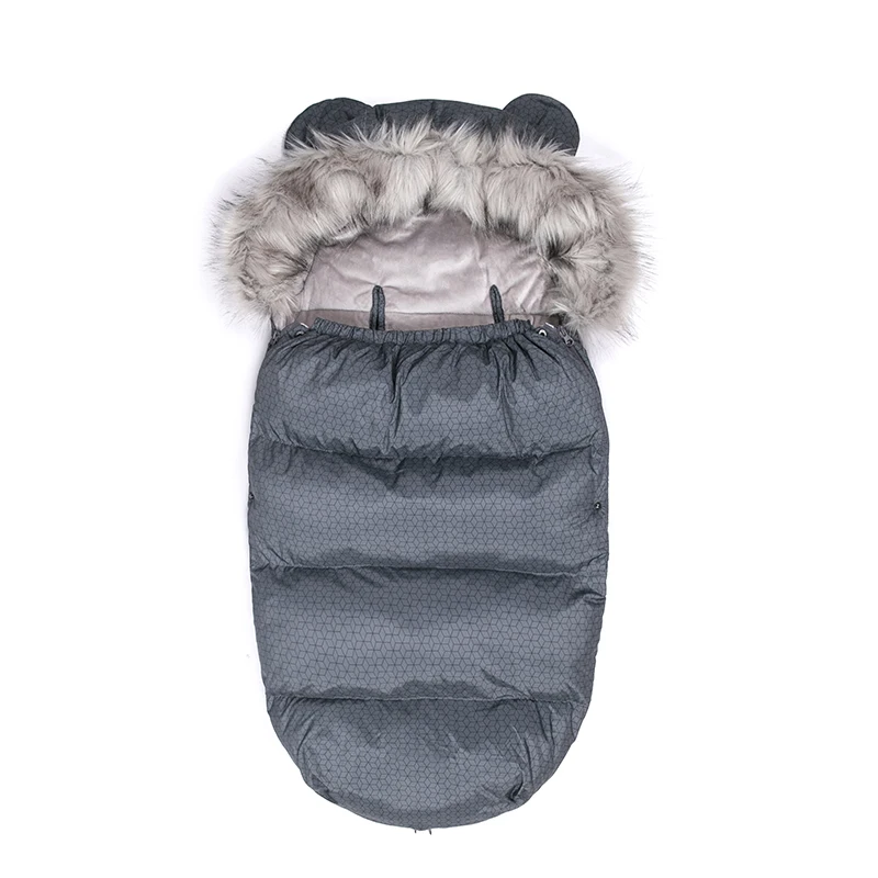 fur footmuff for pushchair