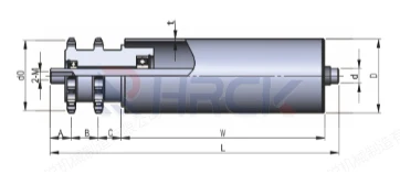 Hongrui Conveyor Idler Roller Manufacturers Non Drive Gravity Light Duty Conveyor Roller supplier