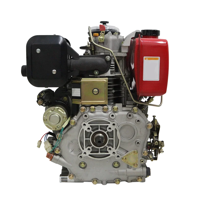 High Quality 188F 10 hp 7.5 KW 456cc 1 Cylinder air Cooled Small diesel Engine