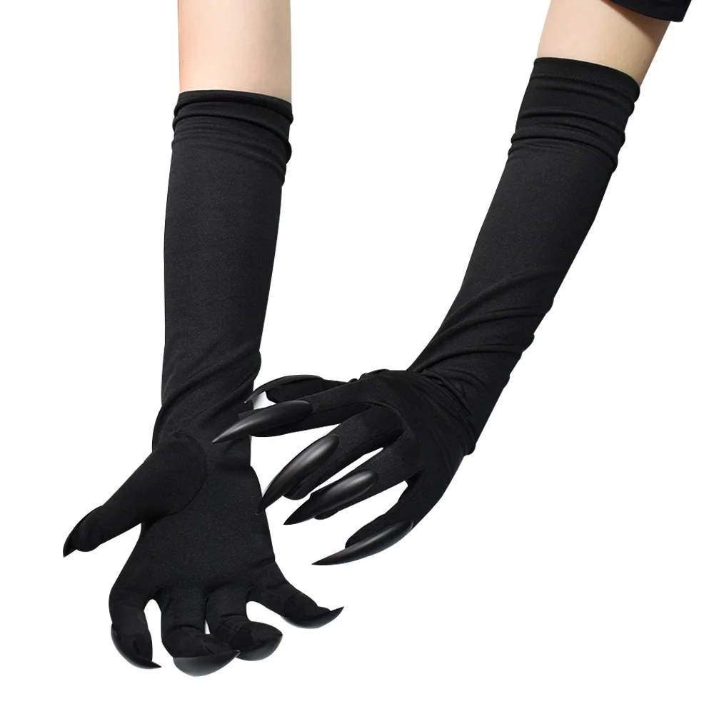 Guanti pelosi con artigli di lupo mannaro di Halloween, con unghie lunghe, zampe d'orso, artigli pelosi per mani, gomiti, guanti per carnevale, cosplay, feste, accessori per travestimenti Guanti pelosi con artigli di lupo mannaro di Halloween, con unghie lunghe, zampe d'orso, artigli pelosi per mani, gomiti, guanti per carnevale, cosplay, feste, accessori per travestimenti