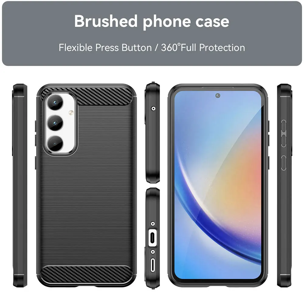 Vegan Leather Phone Case For Galaxy A25 Matte Skin Feel Clear Shockproof Drop Proof Embossed Pressed Flower Sjk367 details
