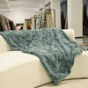 Noeud jacquard vert poussiéreux