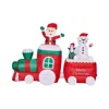 Train de Noël gonflable de 2,13 m