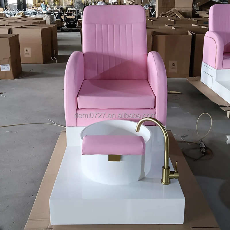 Daimi Blue Pink Electric Cosmetic Chair Manicure Pedicure Human Touch