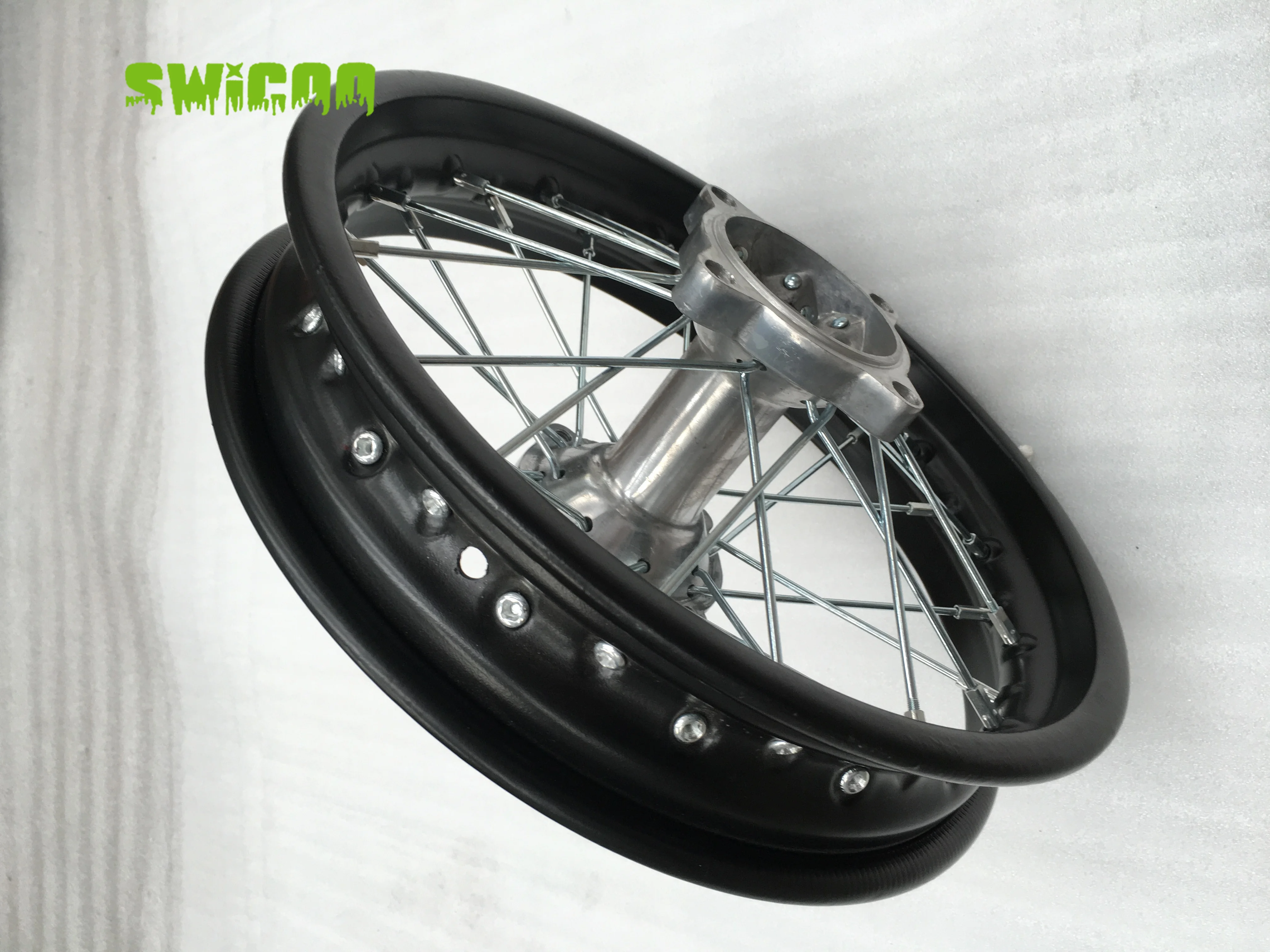 Steel Rear Rim Wheel 1.85*12 12 Inch Steel Rims For 50cc150cc Pit Bike