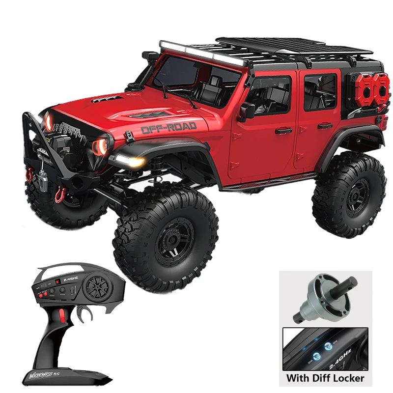 HB Toys R1011/R1012 4WD 1/10 Scale RC Crawler Truck RUBICON RTR