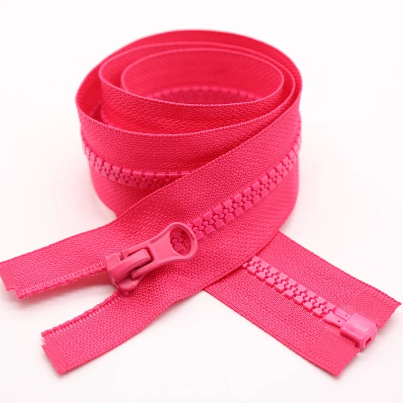 Factory Wholesale Open-End Plastic Opti Zipper 5# Resin Teeth for Garment for Vislon 3 Zipper Production
