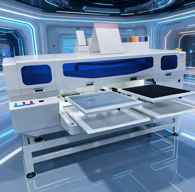 Dual Station Funsun DTG 3D Printer Hosonsoft System UV Ink White Ink Custom Apparel T-Shirt Printing 450x550mm I3200 Print Head