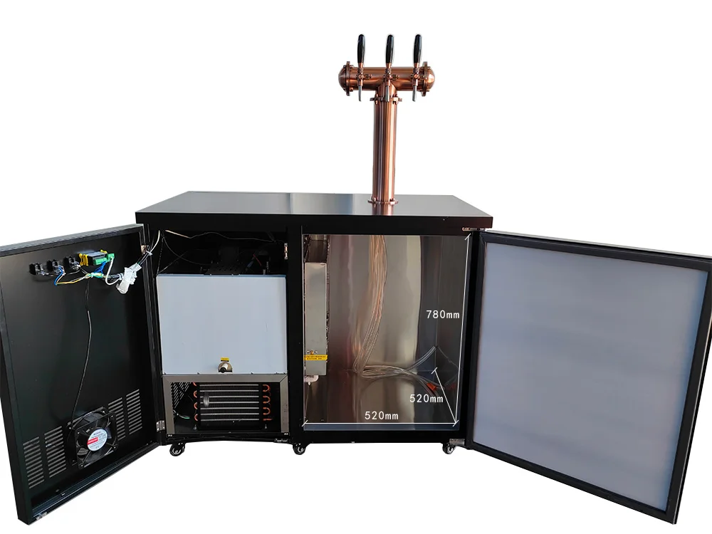 Stainless Steel 304 Kegerator Beer Cooler 4 Kegs Beer Dispenser Buy Kegerator,Beer Cooler,4