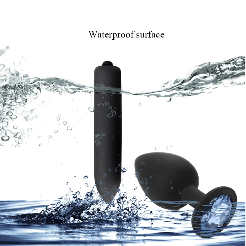 Anal Plug Dildo Peluru Vibrator Butt Colokan Mainan Seks Untuk Wanita Pria Gay Pemijat Anal Masturbasi S/M/L