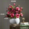 25.6inch/65cm Red Blossom Shadow
