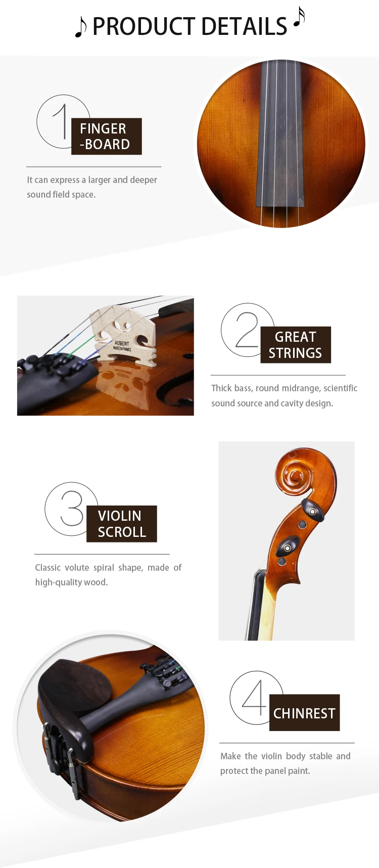 2023 Factory Direct 1216" Handmade Moderate Viola Stringed Instrument