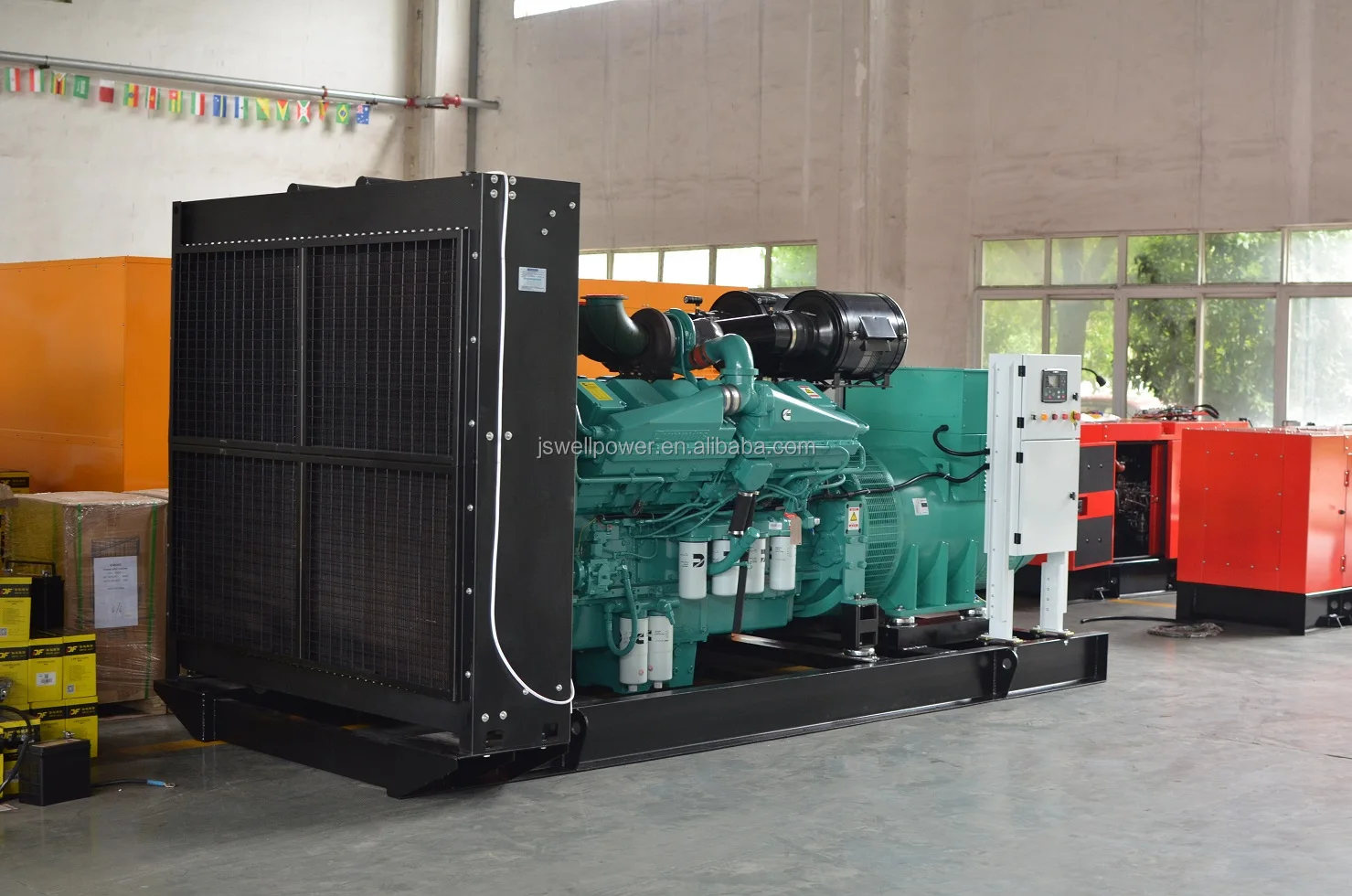 Cummins Genset 1000kw Silent Type 440v 60hz 3phase 1250kva Electric Generator 1000 Kw Generator 0117