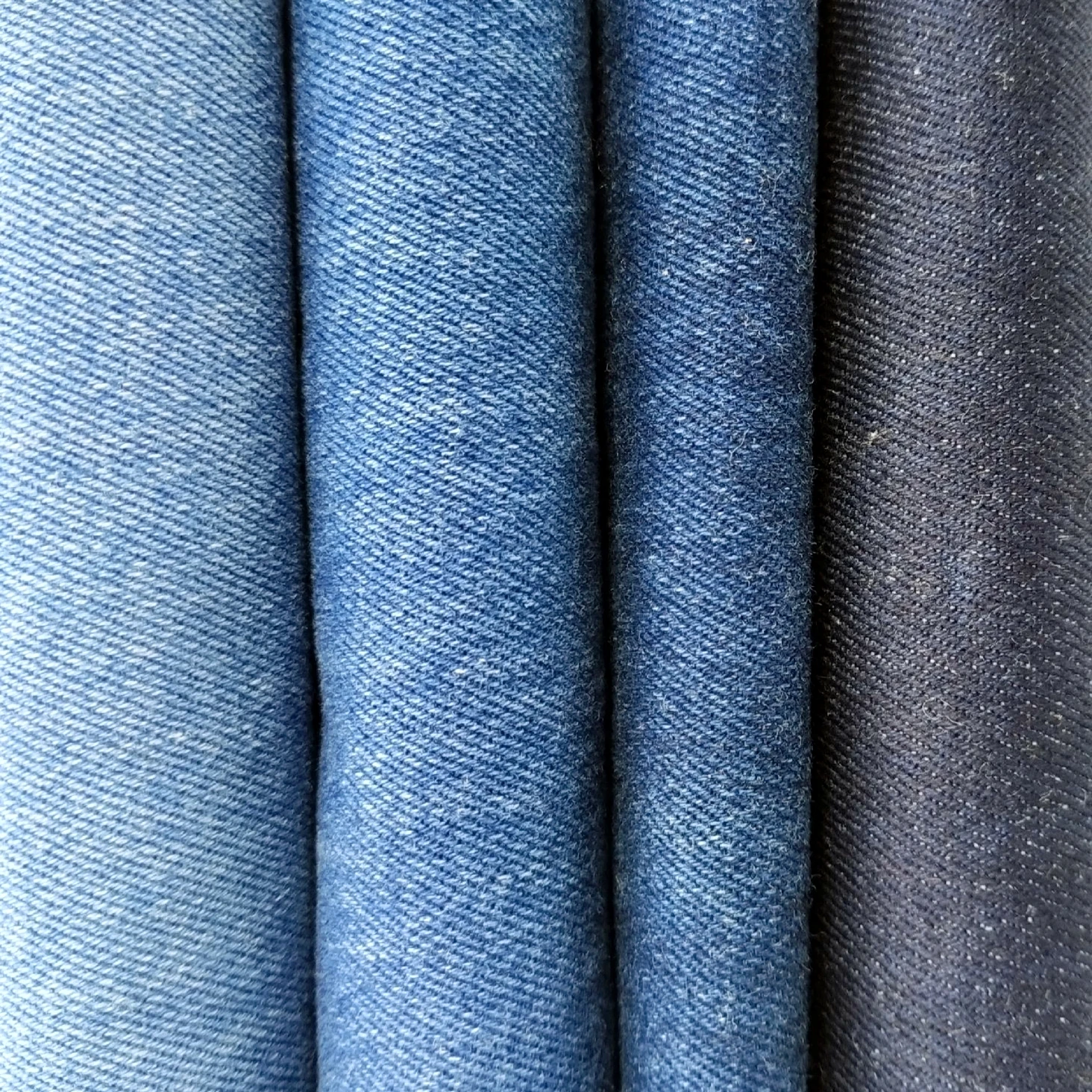 Factory Direct 100 Cotton Recycled Yarn Dyed Denim Fabrics For
