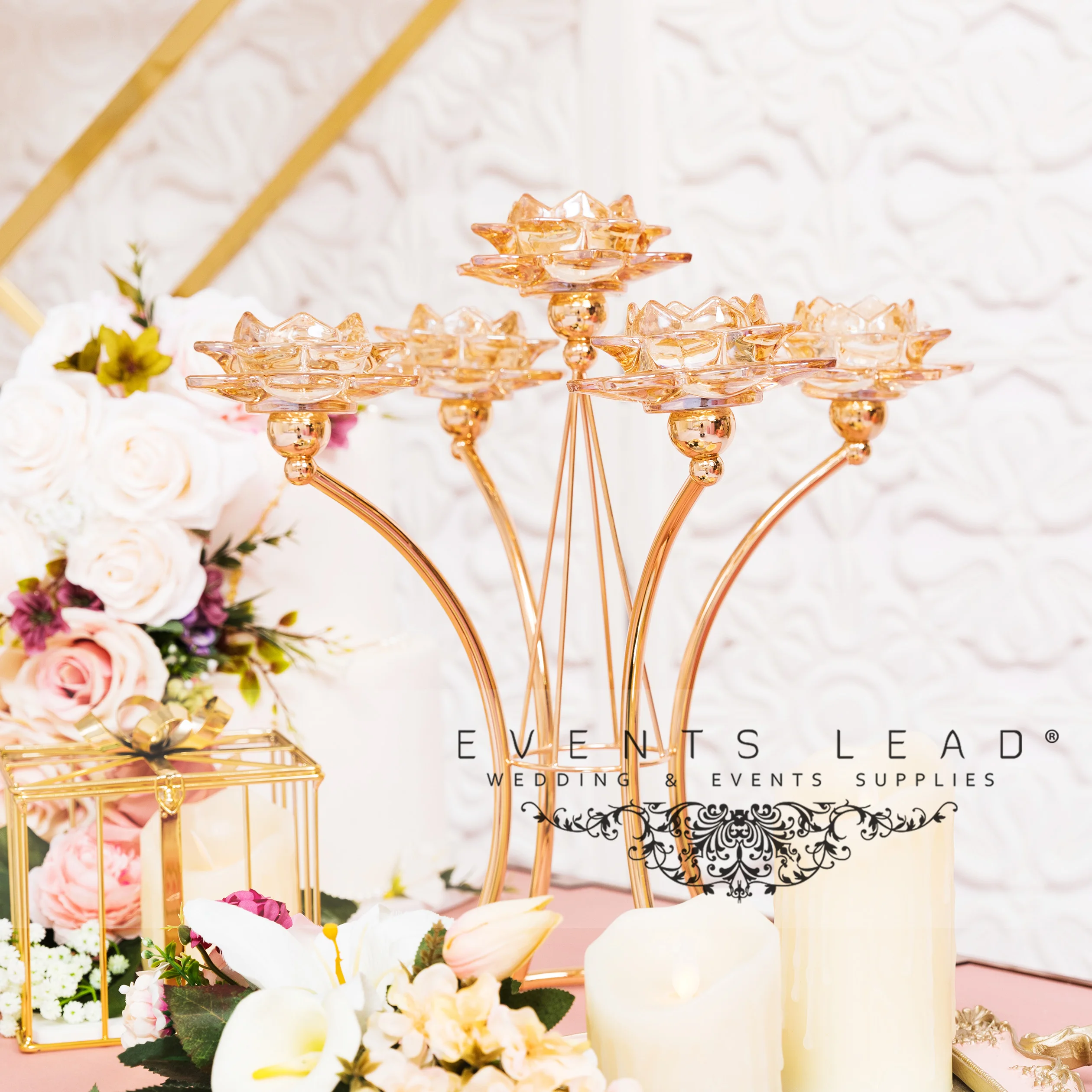 Delicate Elegent Candelabra Amaryllis Wedding Table Centerpieces For Wedding Decoration Buy Wedding Candle Holder Candle Holder Centerpiece Wedding Centerpiece Product On Alibaba Com