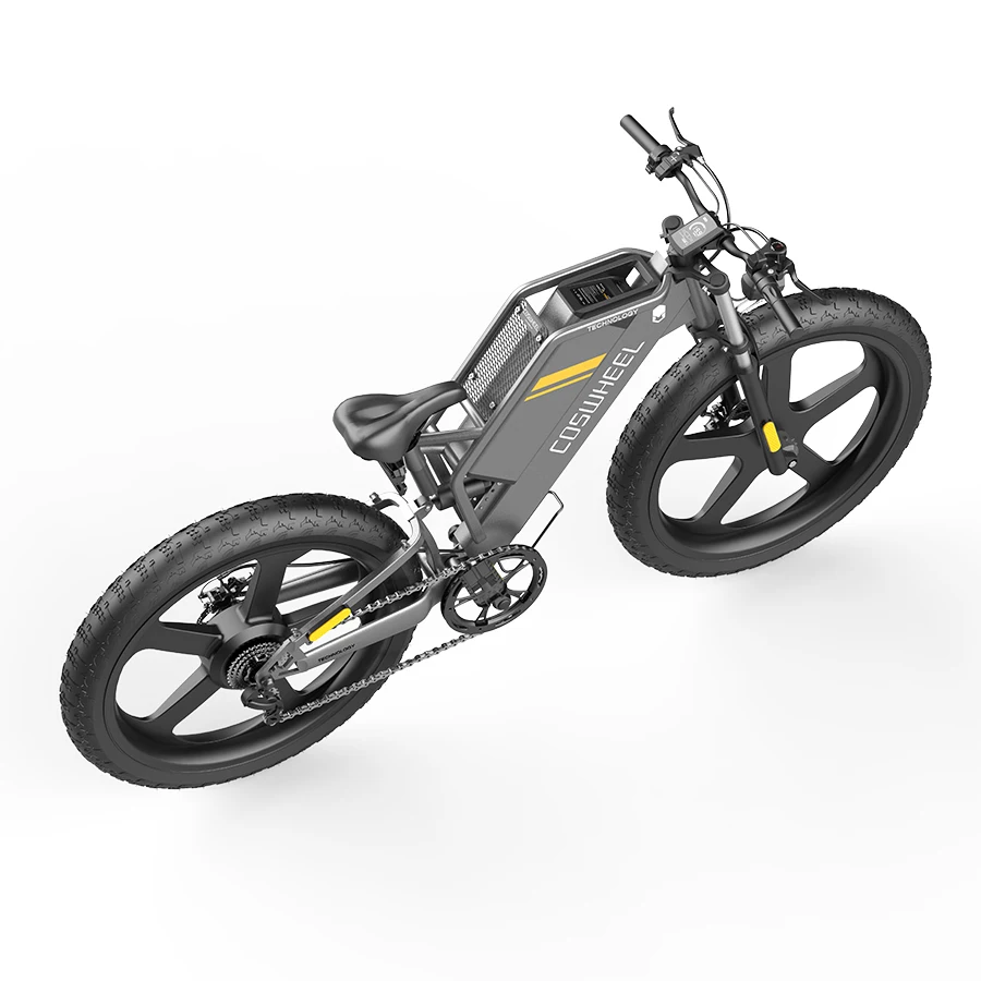 Coswheel T26 Mountain Bike New 48v 500w One Motor Fat Tire Beach Snow