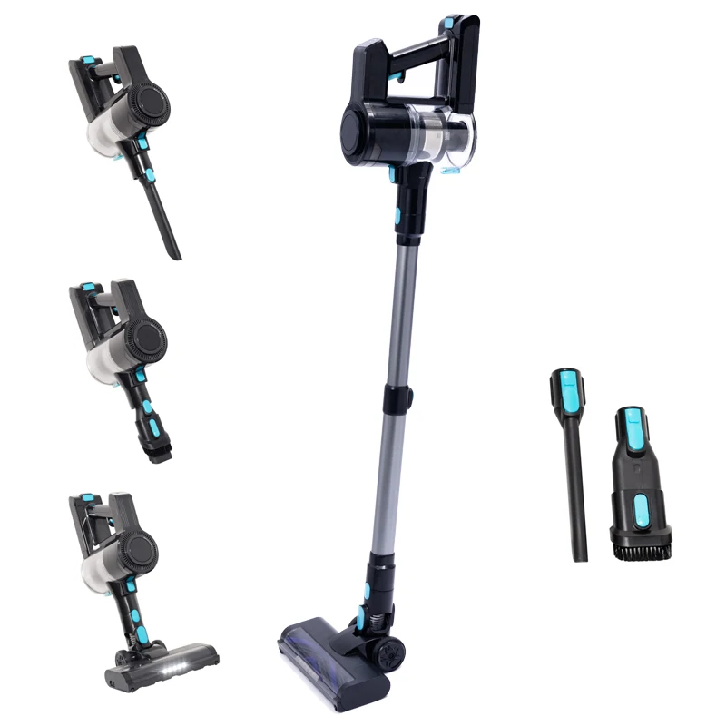 Professional Upright Wireless Vacuum Cleaner With Retractable Extension