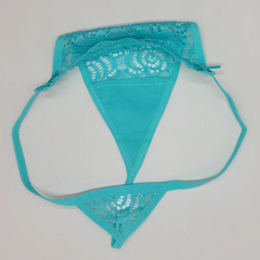 Customization Cheap Women's Underwear Sexy Lace Tpants Lowwaisted