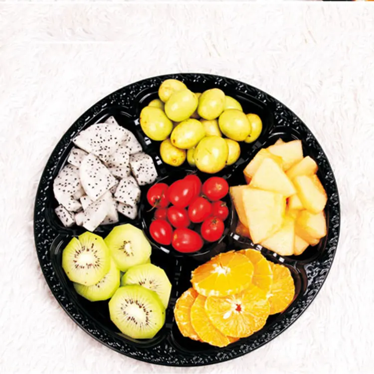 OEM прозрачная блистерная коробка для упаковки фруктового салата, прозрачные пластиковые коробки для фруктов