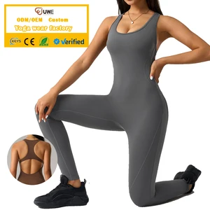 Custom Yoga Gym Jumpsuits Fitness Playsuits Bodysuits for Women