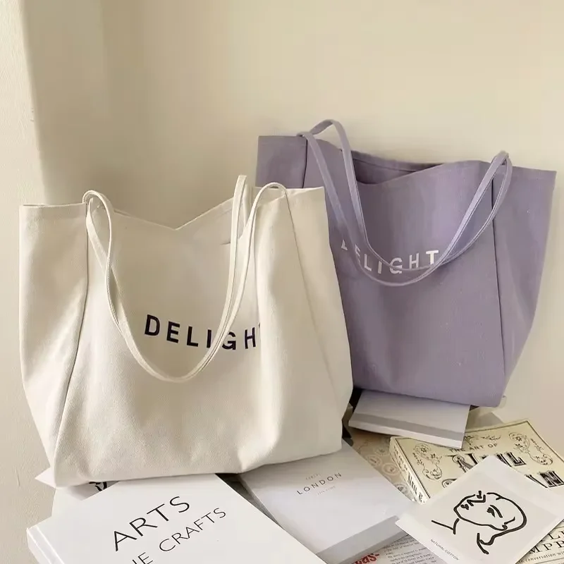 Eco-friendly Canvas Tote Bag with Custom Printing Logo