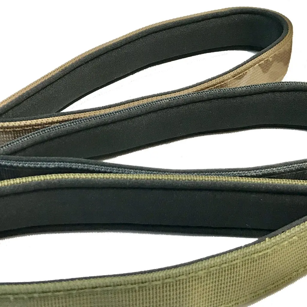 High Quality Customization Frog Clip Tactical Dog Leash Heavy Duty Style With Padded Handle and Metal Buckle