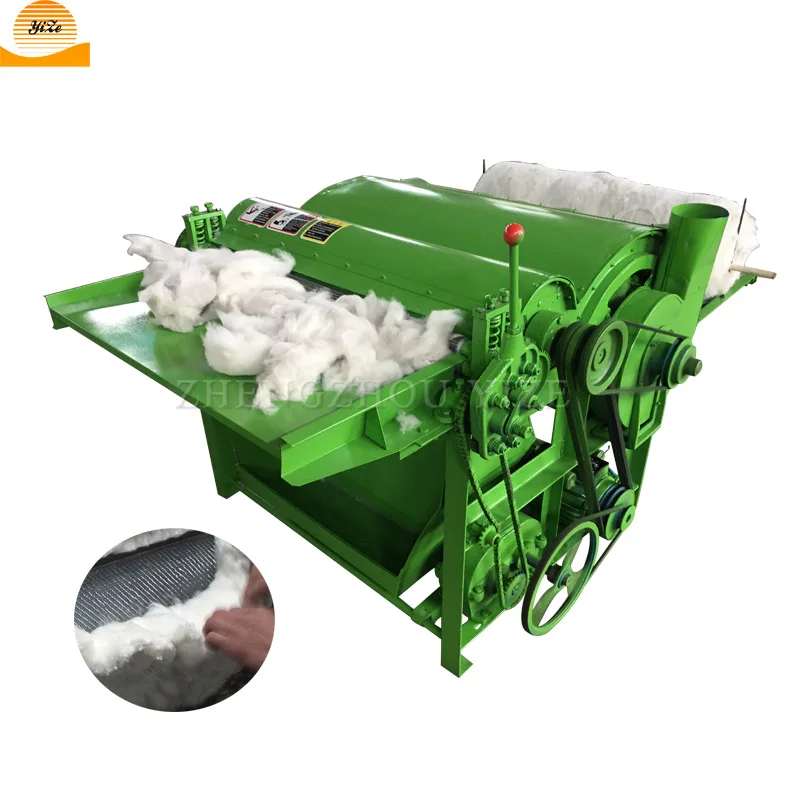 Машина для открывания текстильной шерсти, стеганой волоконной шерсти, Открыватель полиэфирного волокна, машина для переработки отходов ткани, хлопка, старых тканей