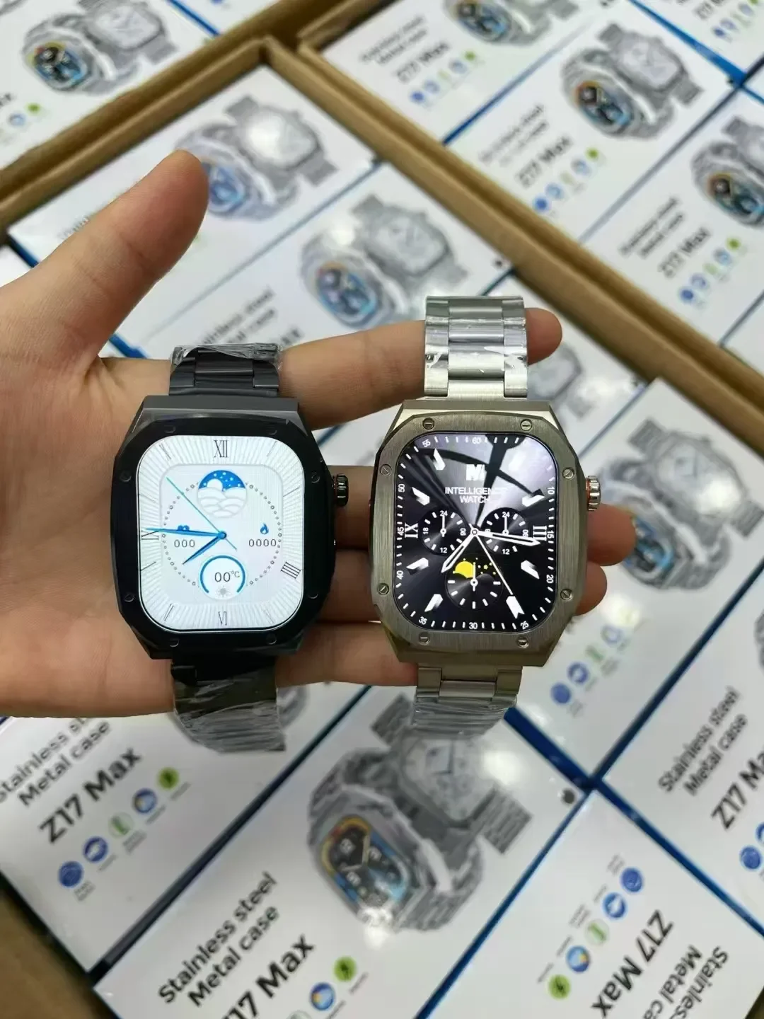 Z17 Max Smart Watch - 500+ Sports Features & IP68 Waterproof