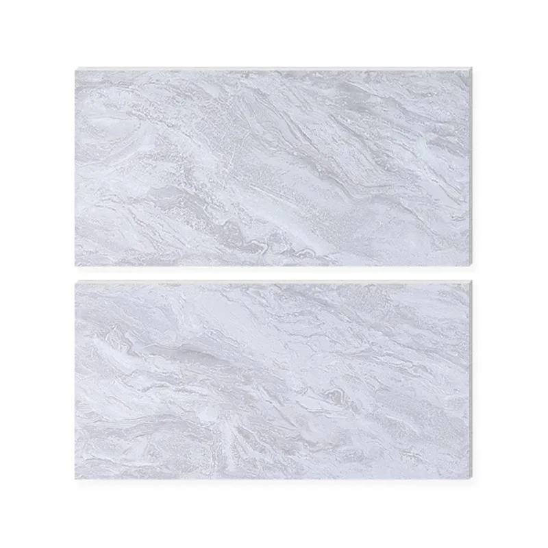 Modern All-Over Marble Glazed Metallic Tiles 400X800 Mid-Board Interior Wall Tiles for Kitchen Bathroom  Wall Tile Sticker