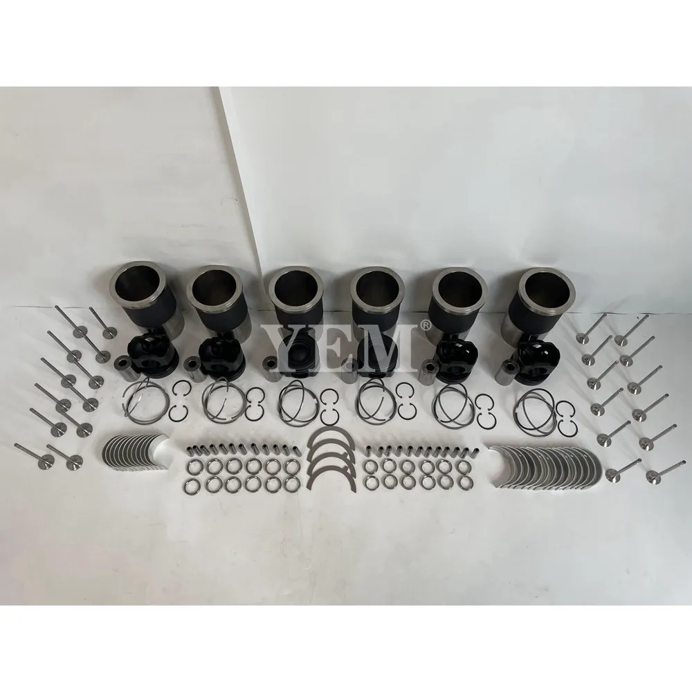 D936 Rebuild Kit With Piston Rings Liner Valve Bearings for Liebherr