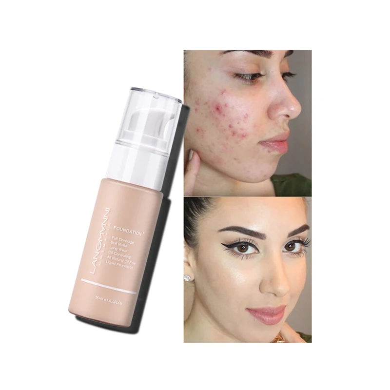 
 Оптовая продажа естественного яркого шелковистого жидкого тонального крема для отбеливания кожи водостойкий производитель для темной и другой кожи  