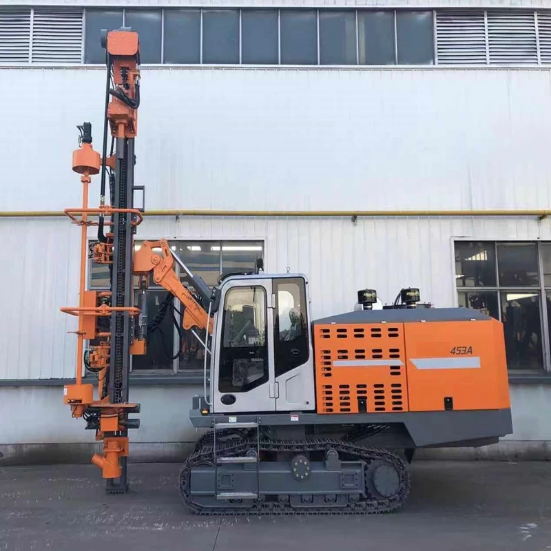 All Terrain Heavy Duty Crawler Compressor Combined Drilling Machine For