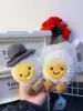 Pareja de huevos cocidos