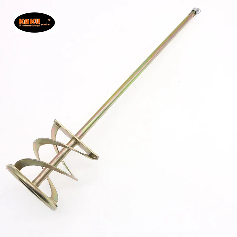 Kaku Industrial Hand Paint Mixer Rod 60x400mm Colored Zinc Plated