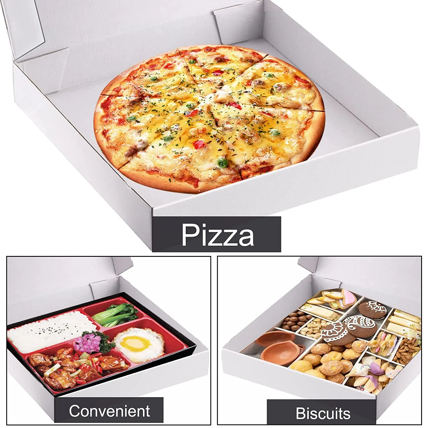 Wholesale Various Sizes Custom Cheap Pizza Box With Logo Pizza Packing