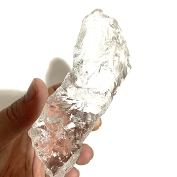 Natural Azeztulite Satyaloka Clear Quartz with High Vibration Raw Rock Healing Crystal Reiki Gemstone Gravel Stone