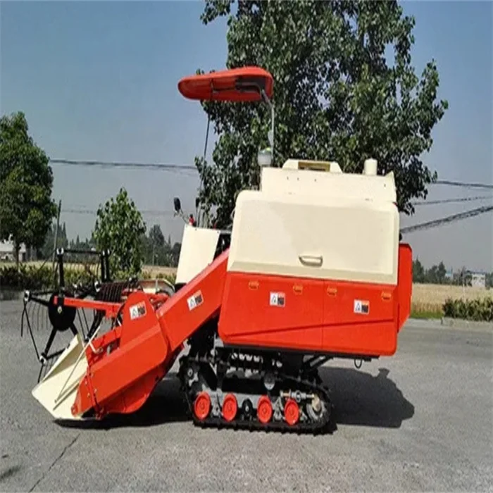 Factory Price 1500mm Cutter Smallest  Longitudinal Mini Rice Combine Harvester for Hill Plot