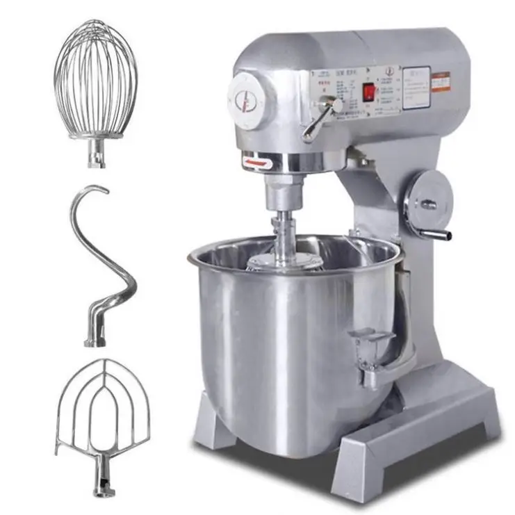 TEBAK Kitchen Food Mixers Machines Stainless Steel Bowl Big Planetary Cake Mixer Machine Bakery Commercial Bread Dough Mixer