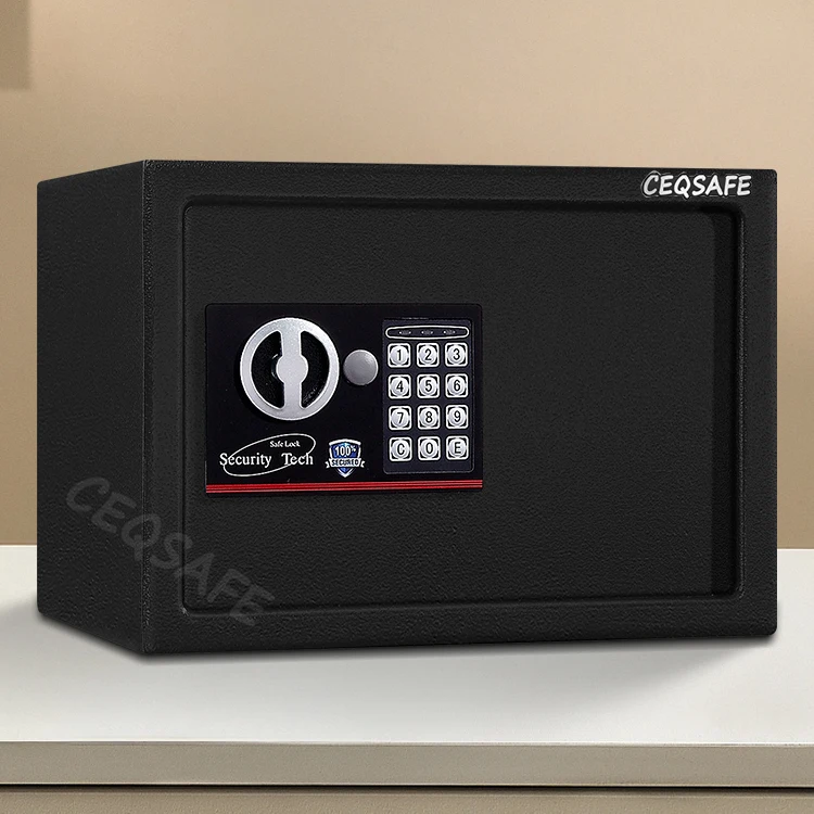 CEQSAFE Commercial Safe Hotel Guest Room Code Safe Box Mini Deposit Box Safe details