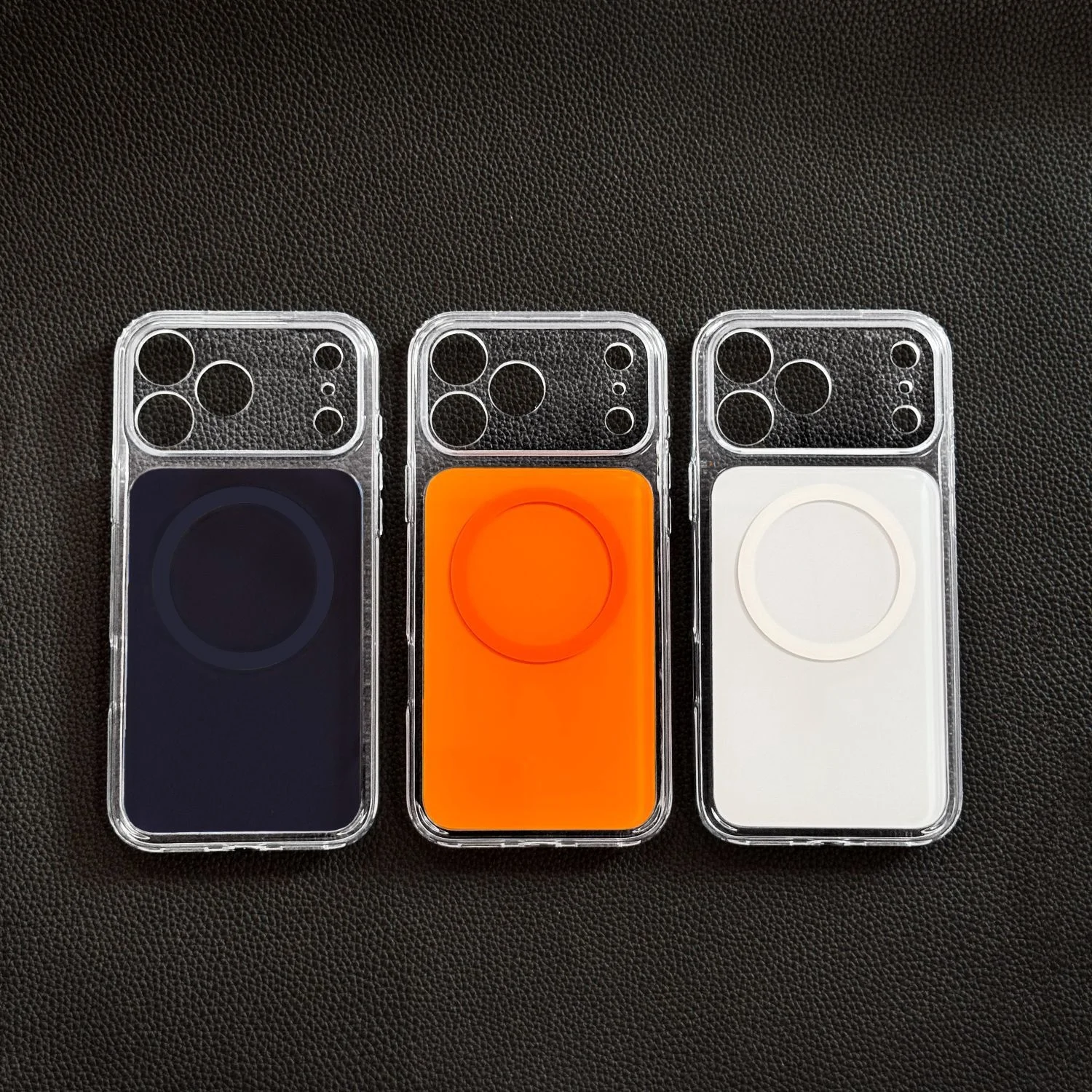 Transparent Magnetic Shockproof Phone Case Cover for iPhone 17 Air Lens Protective Cell phone cover for iphone 17 pro max