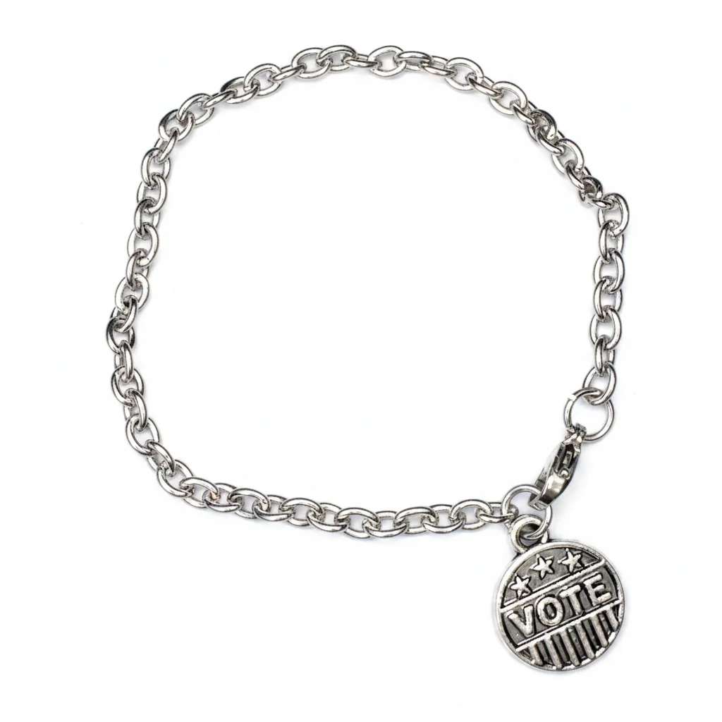 Vote Cable Chain Stainless Steel Bracelet - Image 4