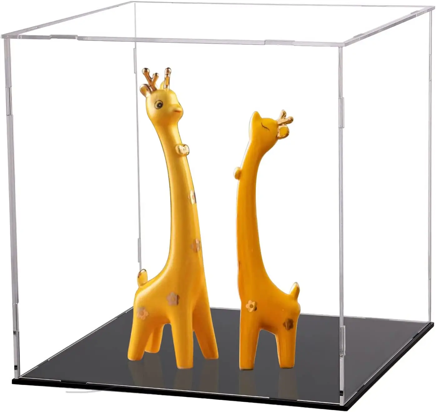 Display Case for Collectibles Assemble Clear Acrylic Box Alternative Glass Case for Display Action Figures Home Storage